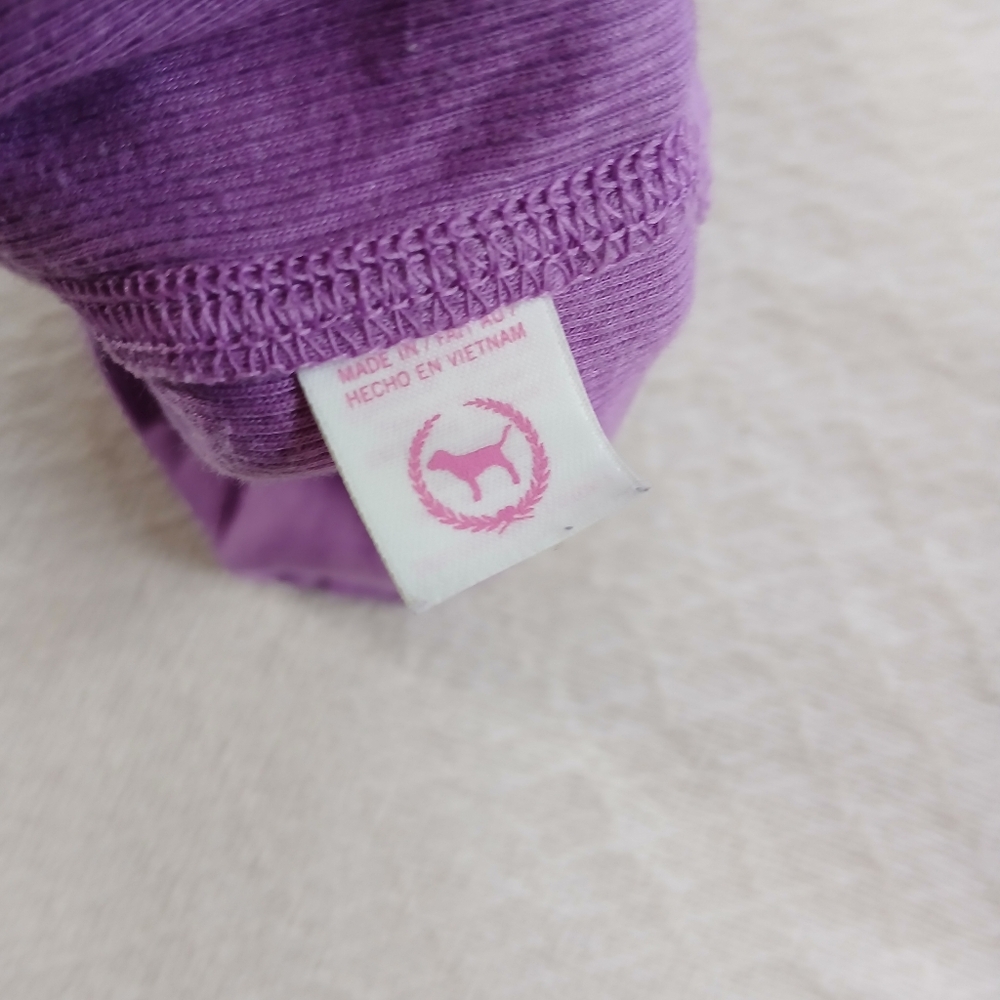 PINK '09 cotton purple y2k tank top - Picture 5 of 9